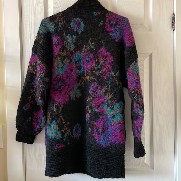 GORGEOUS VINTAGE  mohair cardigan 1990s 1980s - Picture 7 of 7